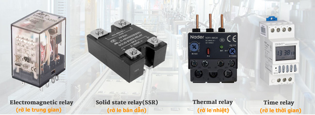 Hình ảnh một số loại Relay