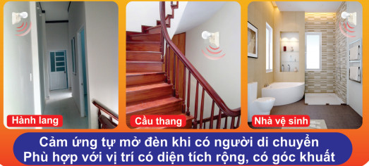 Ứng dụng có khu vực hành lanh, cầu thang, nhà vệ sinh...