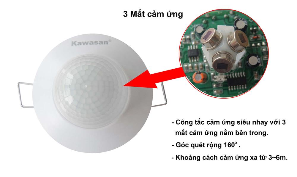 CÔNG TẮC CẢM ỨNG ÂM TRẦN KW-SS302