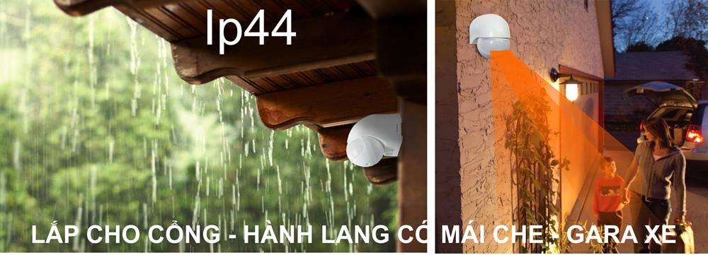 Ứng dụng cho các hàng lang có mái che, gara xe...