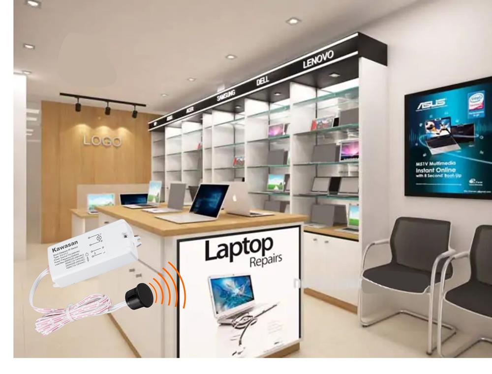 Công tắc cảm biến hồng ngoại S13 thường dùng trong cửa hàng