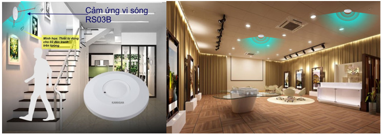 Lắp thêm vào các đèn ở chung cư, cầu thang