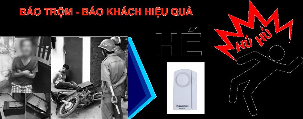 2 chế độ báo khách và báo trộm chỉ trong 1 thiết bị 007D