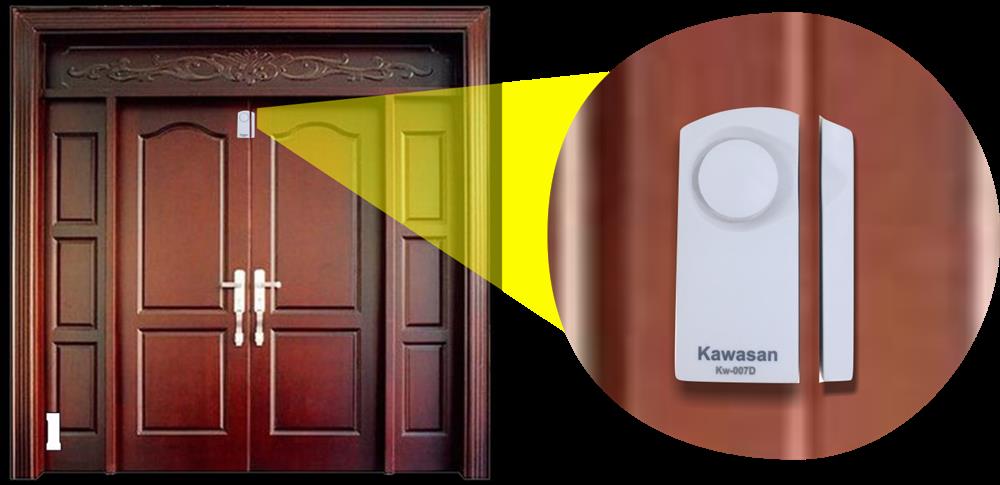 Thiết kế nhỏ gọn thích hợp lắp cho nhiều cửa ra vào