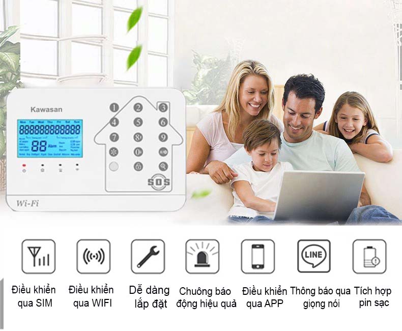 Báo trộm qua điện thoại thông minh mang đến nhiều lợi ích cho người dùng