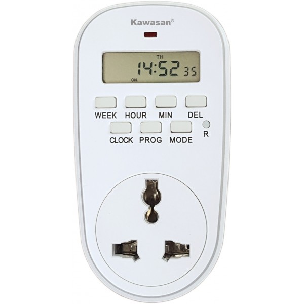 Timer hẹn giờ dạng ổ cắm vô cùng tiện dụng