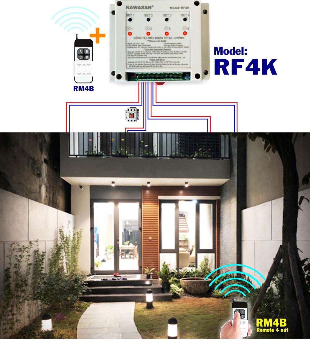 Giải pháp thông minh bật - tắt đèn sân vườn tại nhà