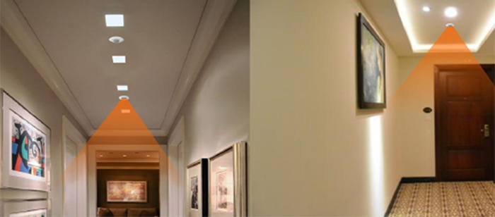 Góc quét rộng có thể lắp được nhiều không gian lớn