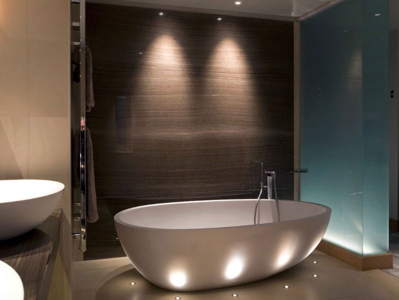 Ứng dụng đèn Led âm trần Downlight trong phòng tắm