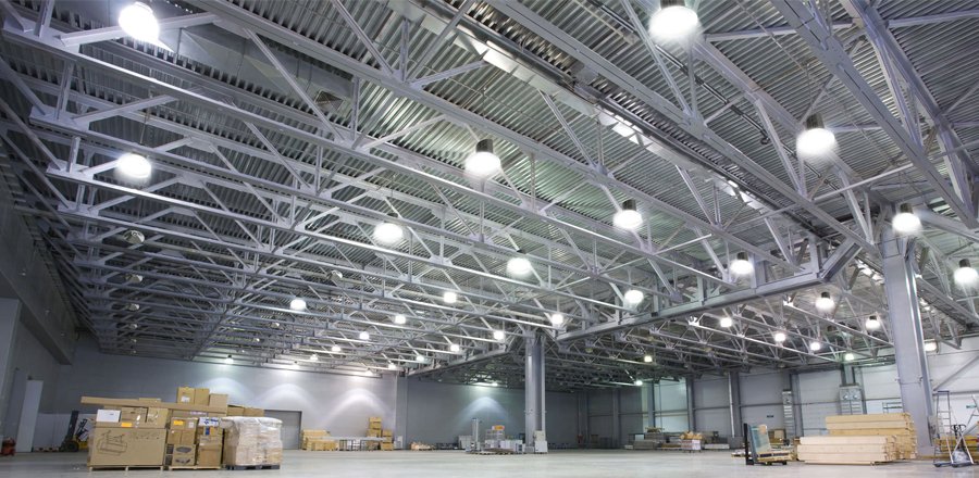 Đèn LED công nghiệp được sử dụng trong chiếu sáng nhà xưởng
