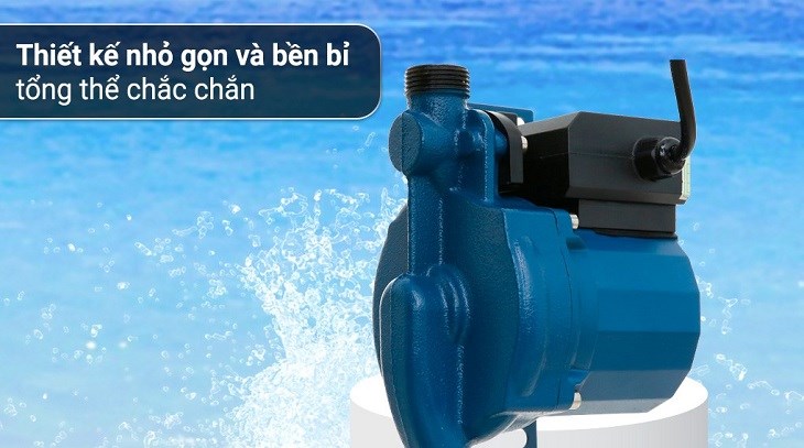 Máy bơm tăng áp sở hữu thiết kế nhỏ gọn, bền bỉ, chắc chắn và hiện đại