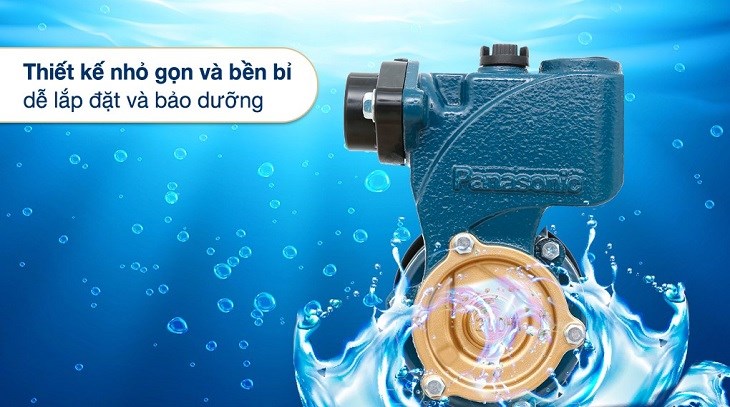 Máy bơm đẩy cao sở hữu thiết kế nhỏ gọn, bền bỉ, hoạt động mạnh mẽ