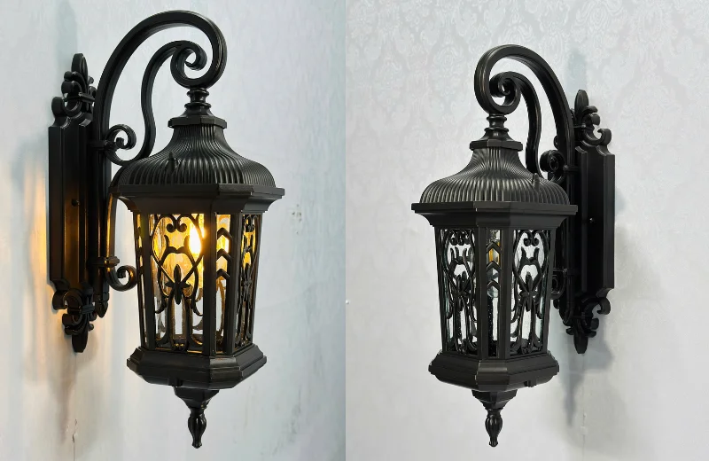 Đèn Tường VNT23 lúc tắt và bật đèn