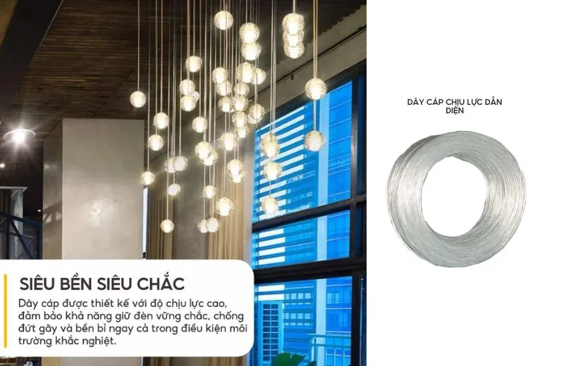 Ứng dụng Dây Cáp Chịu Lực