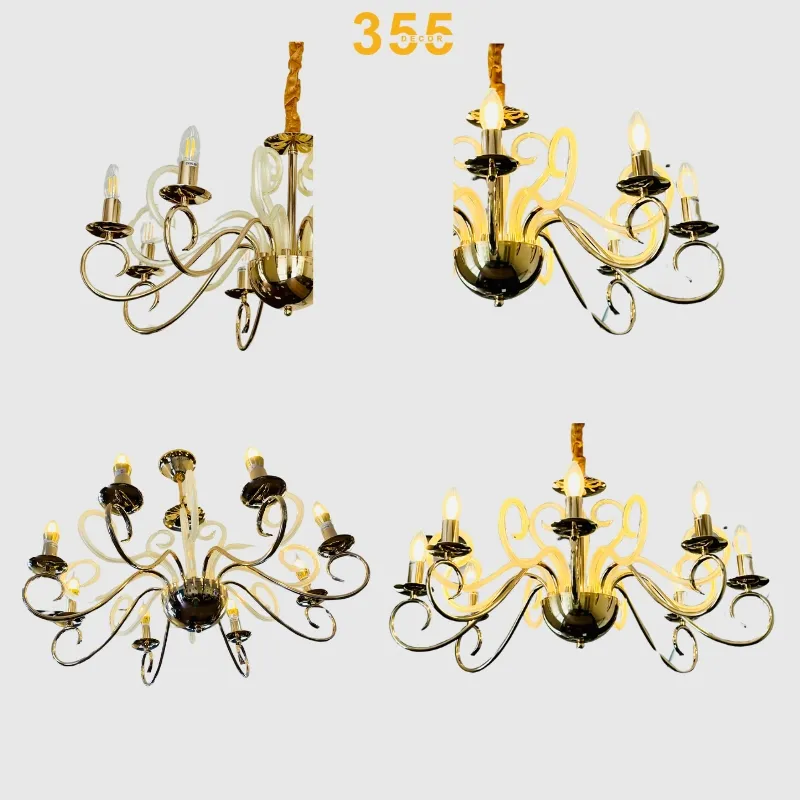 Đèn Chùm Trần DC3153T8 - Phong cách hoàng gia