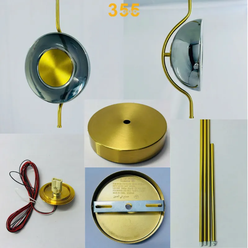 Đènthả trần TTK91 - chi tiết từng bộ phận đèn thả ttk91