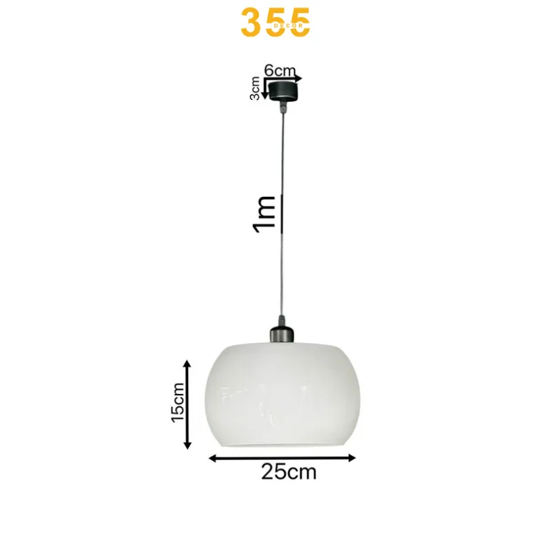 đèn thả thủy tinh tt49 - thiết kế tối giản trang trí nội thất nhà cửa