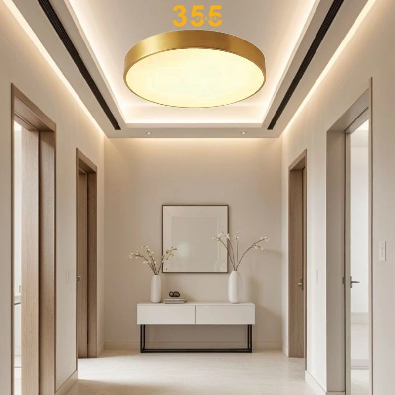 Đèn ốp trần đồng 40cm OD02 - 355decor