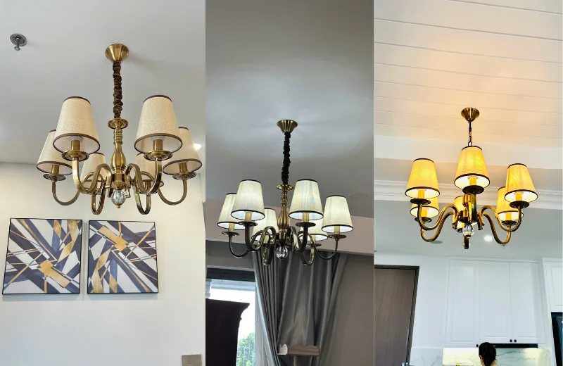 Ảnh thật Đèn Chùm DC9088T6