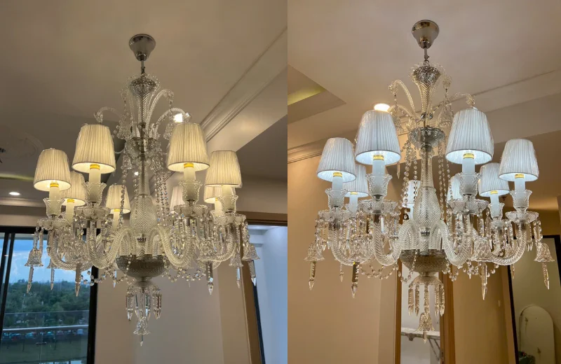 Ảnh cận Đèn Chùm Pha Lê DC9801T8