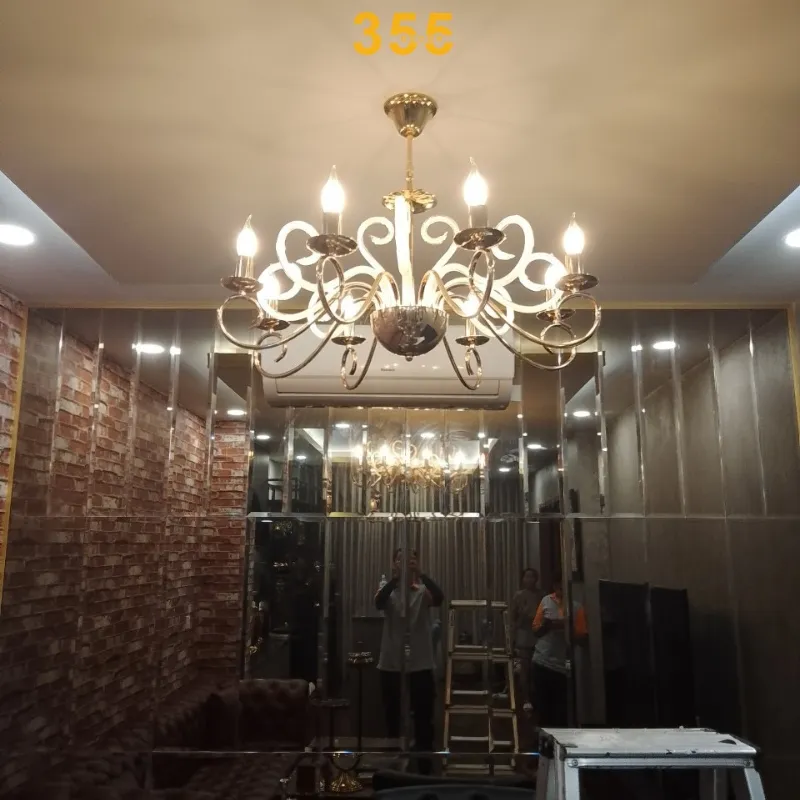 Đèn Chùm Trang Trí Đẹp DC3153T8 - Trang trí phòng khách