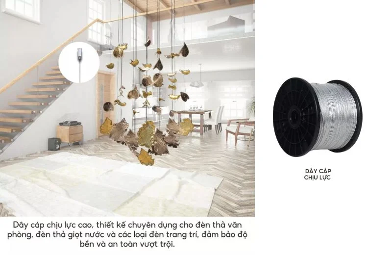 Ứng dụng Dây Cáp Chịu Lực