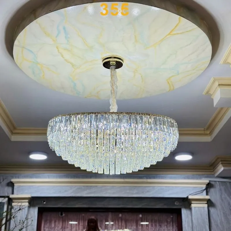 Đèn thả pha lê TPL695 - trang trí phòng khách sang trọng