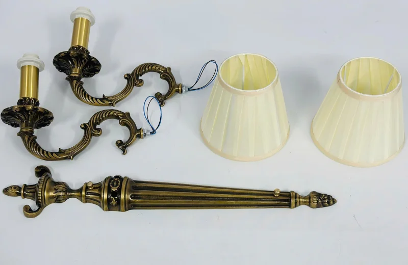 Ảnh cận phụ kiện, linh kiện Đèn Tường Đồng VDC06