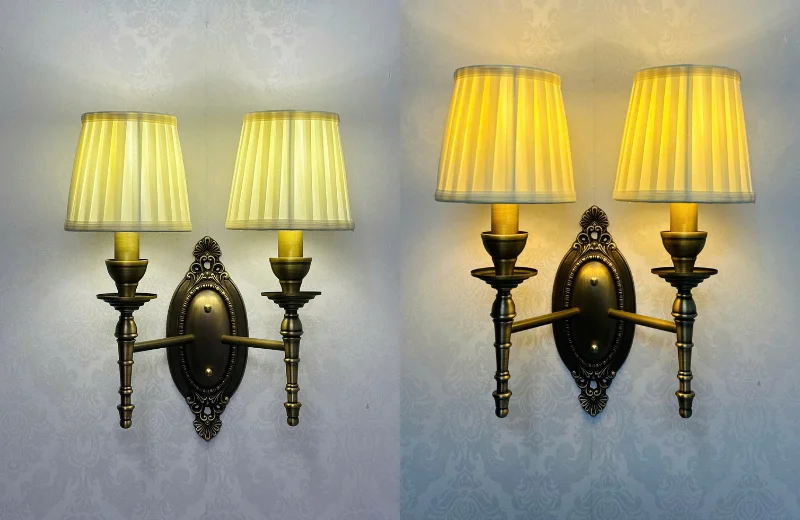 Ảnh thật Đèn Tường Đồng VDC05T2