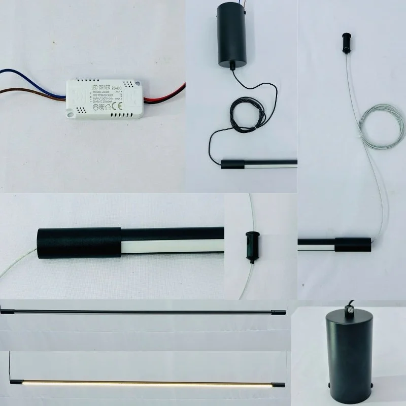 đèn thả hiện đại thd145 - chi tiết bộ phận của đèn thả