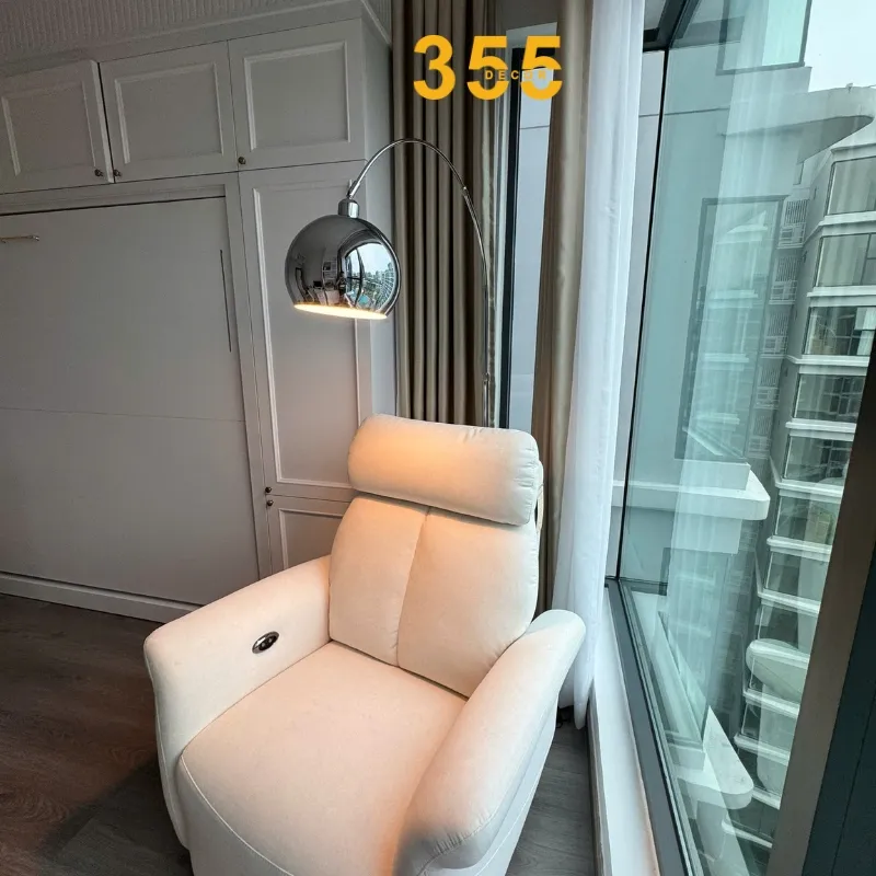 Ánh sáng từ bóng E27, tạo không khí ấm cúng, hiện đại