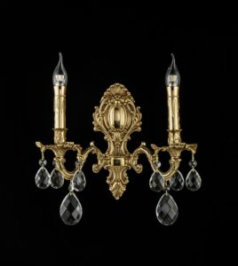 thực tế đèn vách đồng cao cấp 2 tay sang trọng vdc0527 chính hãng 355decor