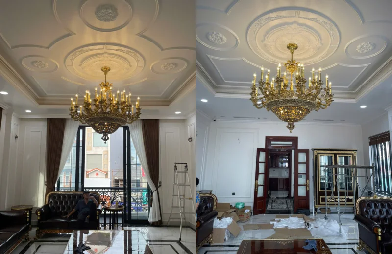 Ảnh thật Đèn Chùm DCD9918