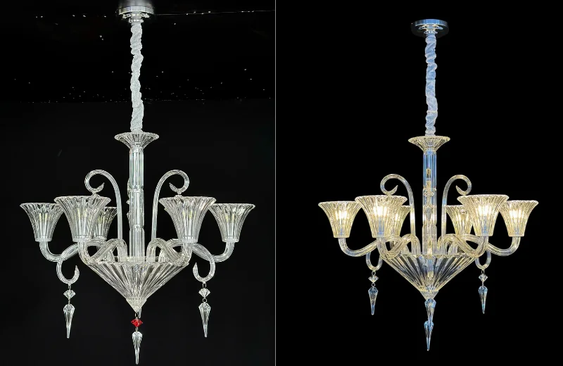 Ảnh cận Đèn Chùm Pha Lê DC9008T6