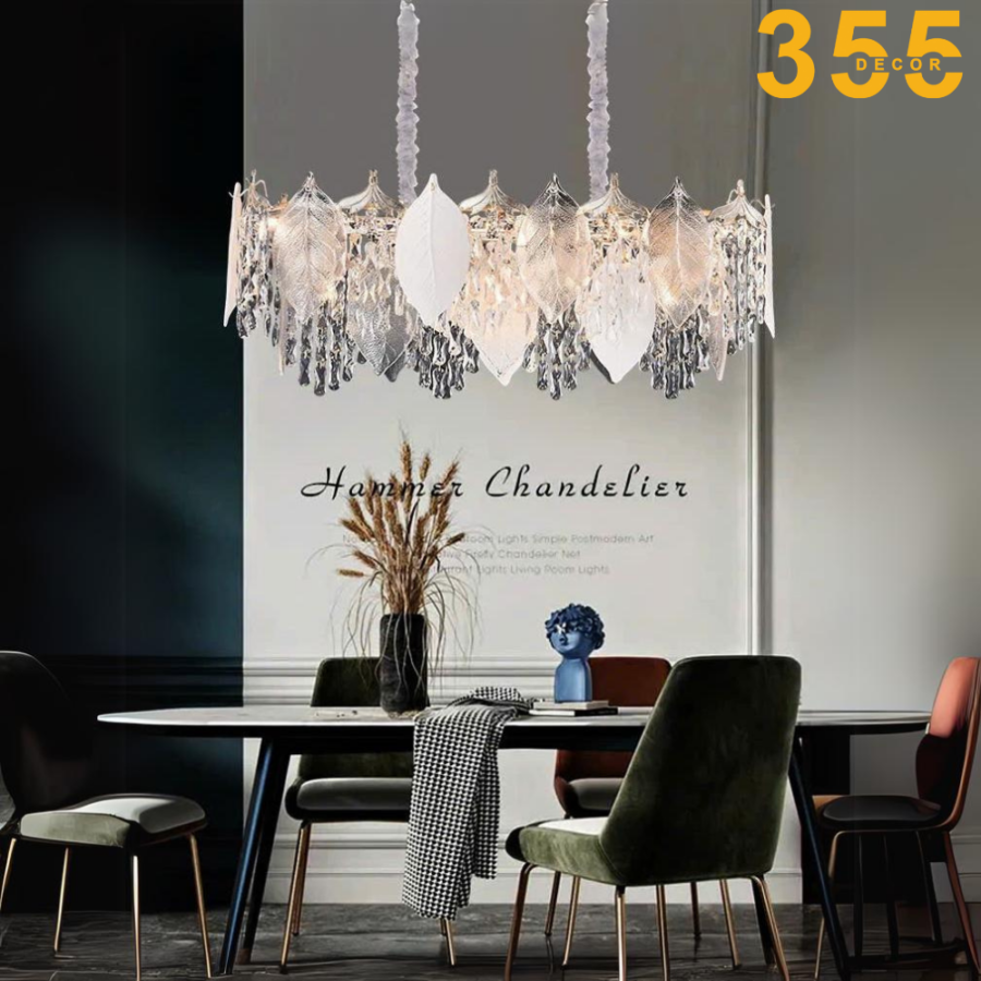 đèn thả pha lê bàn hiện đại cao cấp chính hãng 355decor