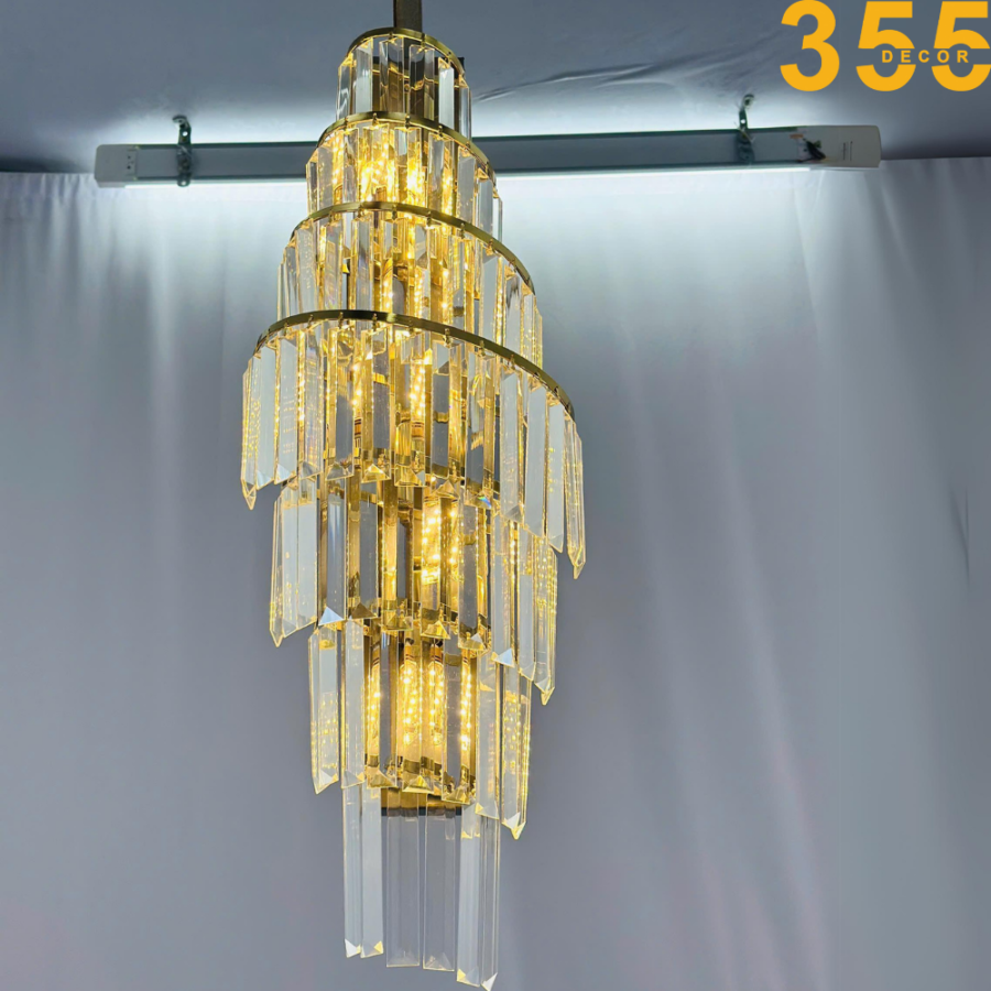 thực tế đèn tương pha lê chính hãng vpl31 chính hãng 355decor