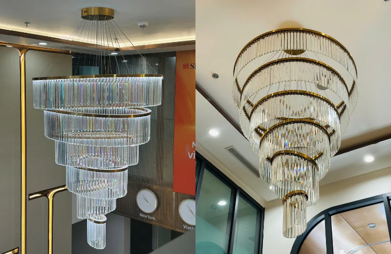 Ảnh cận Đèn Thả Pha Lê TPL20