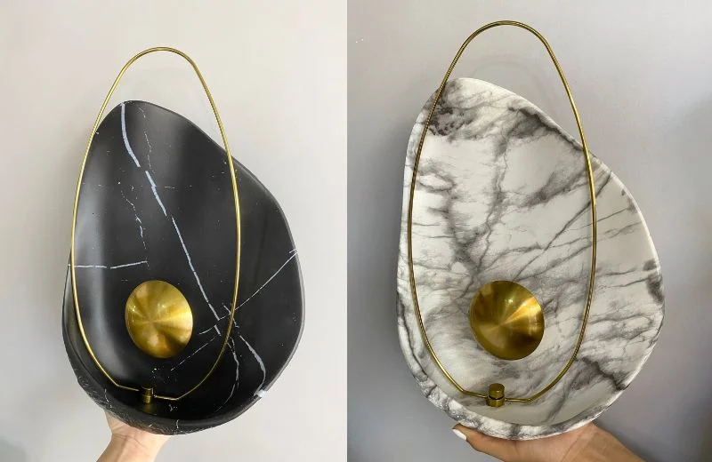 Ảnh thật lúc tắt Đèn Tường Thiết Kế VK130