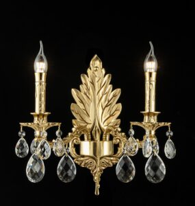 đèn tường đồng cổ điển phòng khách cao cấp vdc5089t2 chính hãng 355decor