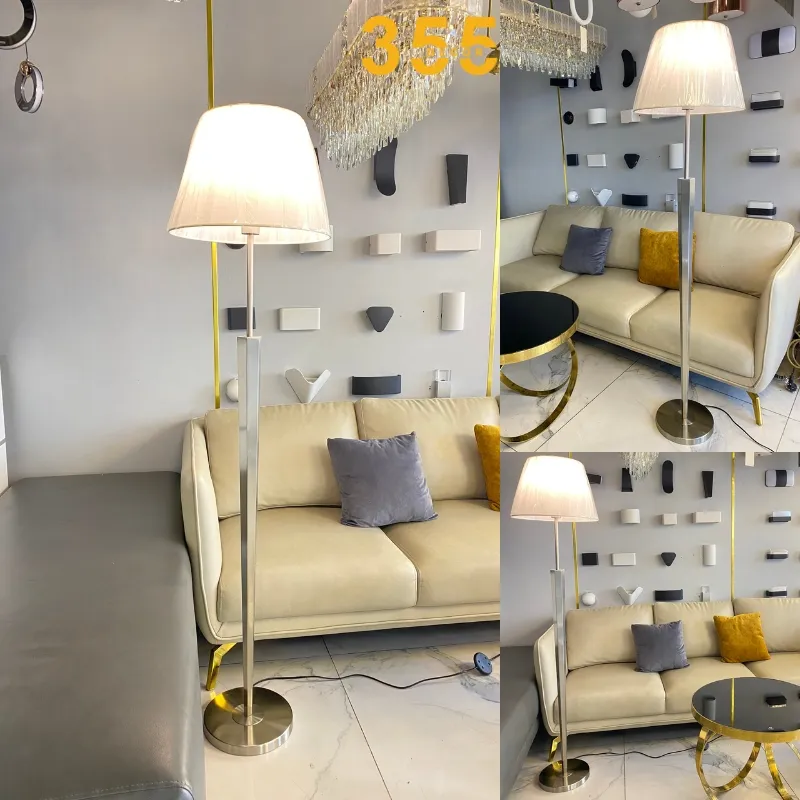 Ảnh phối cảnh đèn trong không gian nội thất hiện đại, tối giản