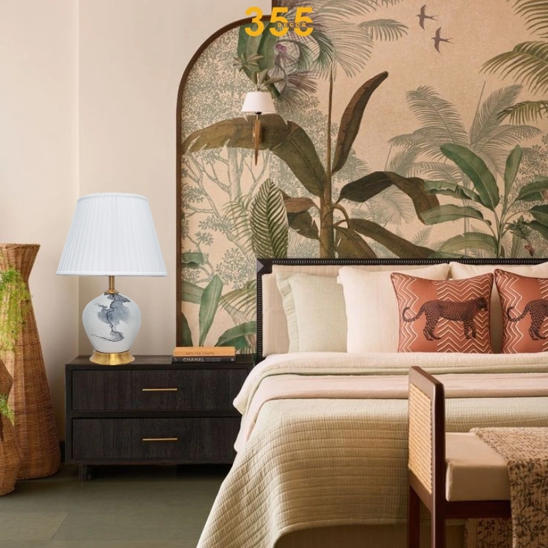 Đèn Bàn Vintage DB80 - Trang Trí Phòng Ngủ 355decor