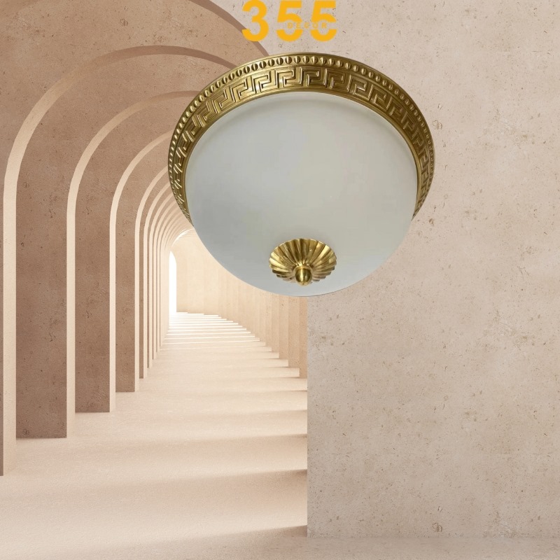 Ảnh tổng thể sản phẩm Đèn Ốp Trần Đồng OD07