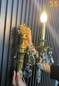 đèn tường cổ điển đồng nguyên chất vdc2301