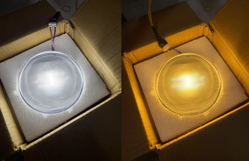 Ảnh cận các chế độ đèn của Đèn Tường VK27