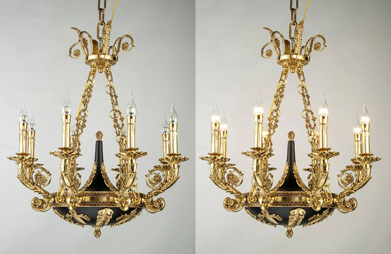 Ảnh thật Đèn Chùm DCD0427T8