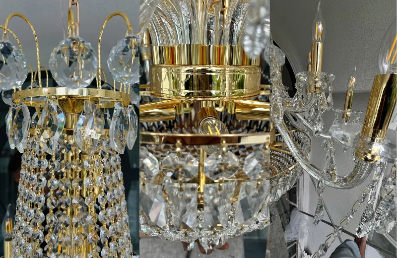 Ảnh cận Đèn Chùm Pha Lê DC8860