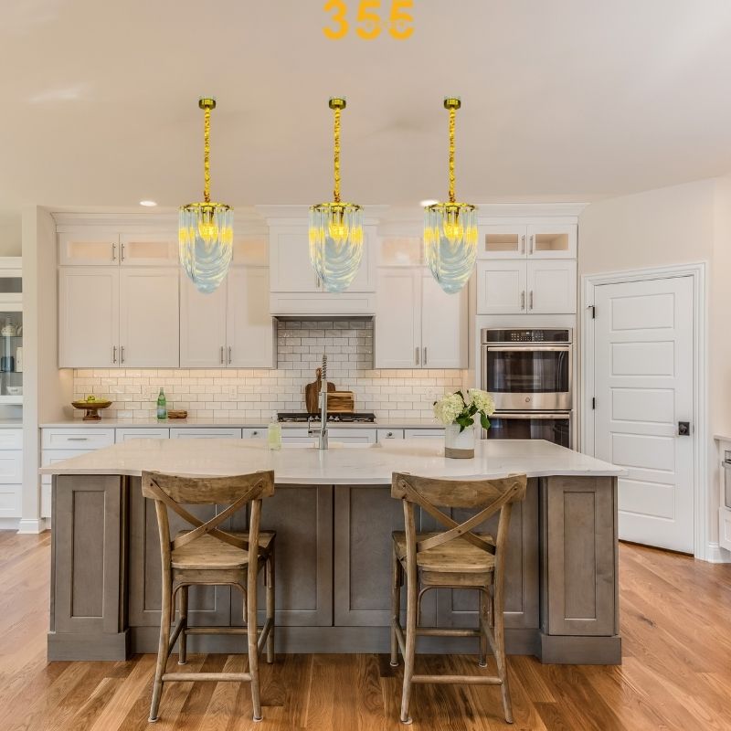 Đèn thả pha lê tpl15 - phù hợp thả bàn ăn sang trọng 355decor