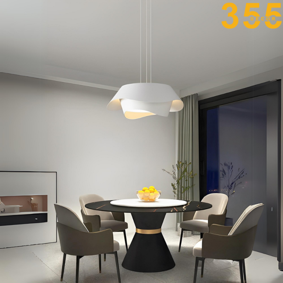 đèn thả trần bàn ăn tròn