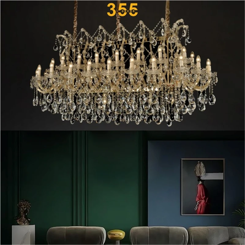 Đèn Chùm Trang Trí Đẹp DC5263 - Pha Lê Cao Cấp 355decor