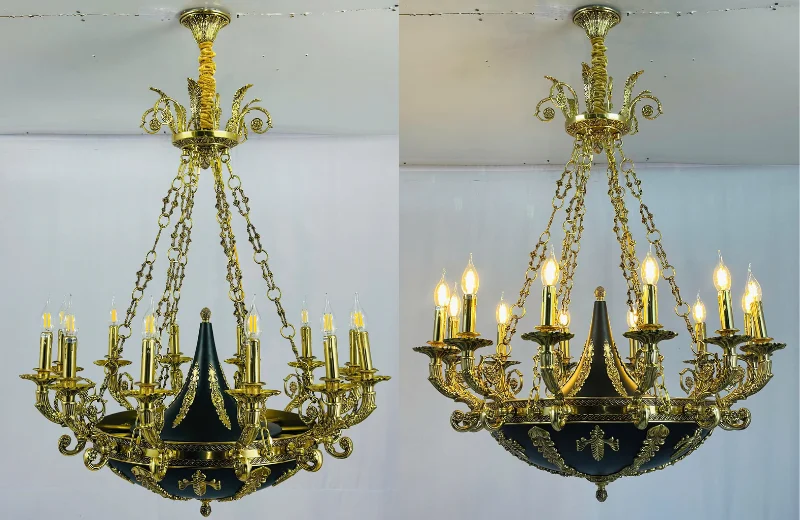 Ảnh thật Đèn Chùm DCD0427T12